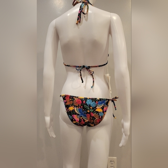 La DoubleJ, Swimsuit Colombo Piccolo Print/Bikini Set Size M Made in Italy - Picture 5 of 12